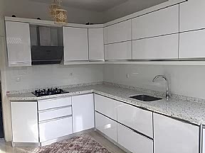 Kulpsuz Akrilik Model Mutfak Dolabı Çalışmalarımız